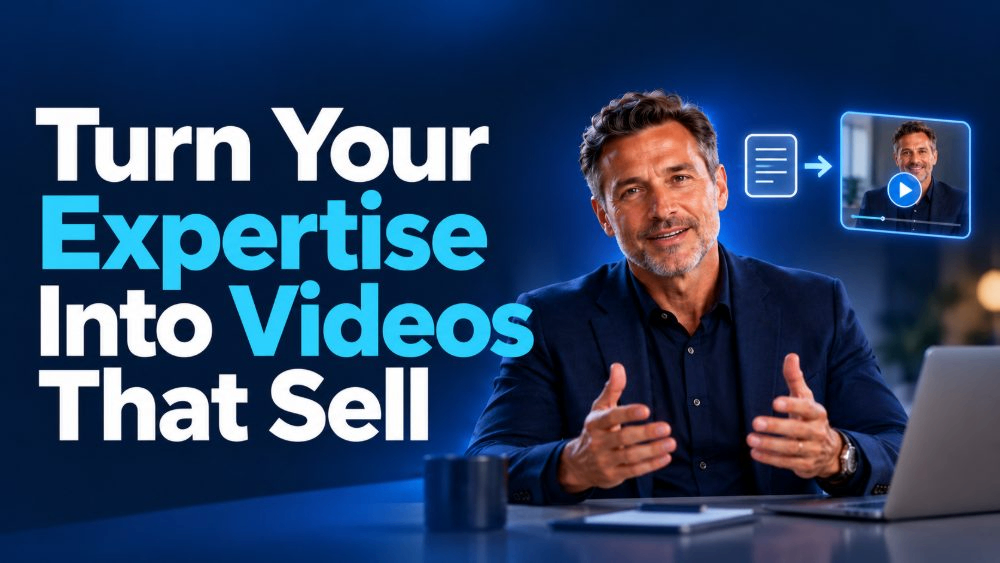 Turn Your Expertise Into Videos That Sell